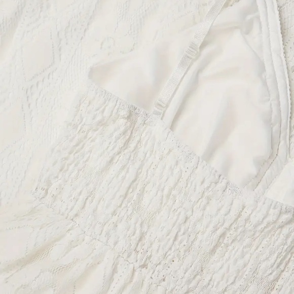 Vibrant Bohemian Lace Hem Maxi Swing Sundress - Picture 5 of 6